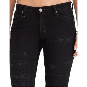 NEUW | Distressed Black Skinny Jeans